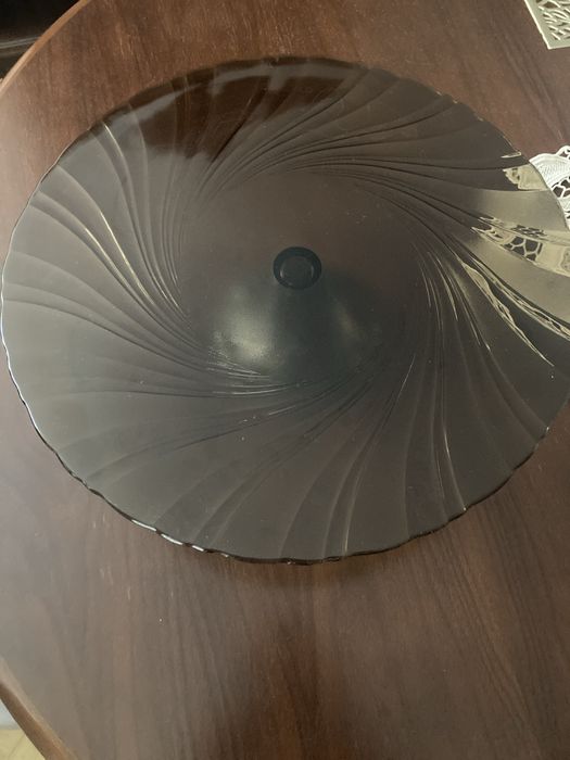 Patera pod tort talerz na nóżce duralex