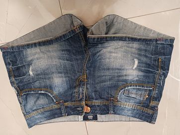 Bershka shorts krótkie spodenki jeansowe r 38