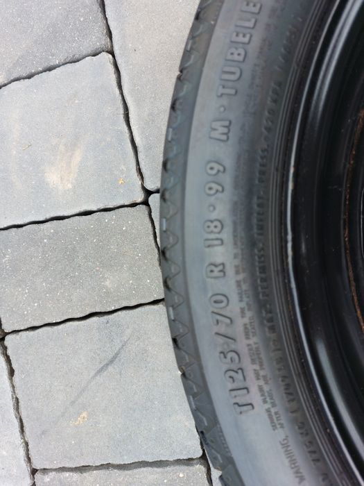 Koło dojazdowe R18 Audi 5x112