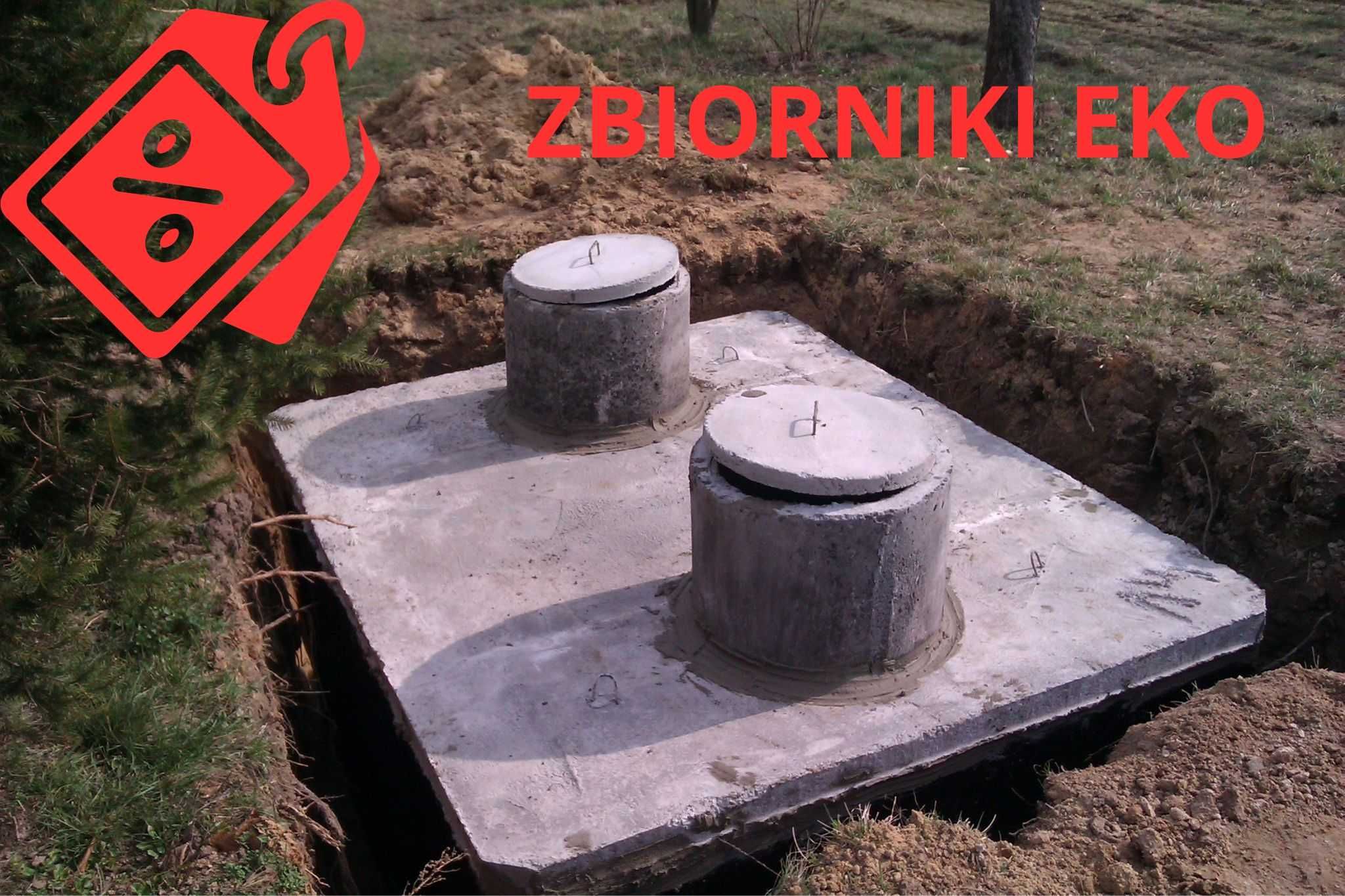 Zbiornik 6m3 na wodę deszczówkę szambo szamba betonowe Szczelne kanały