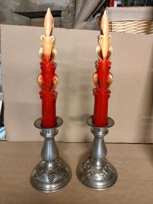 Peças decorativas em estanho