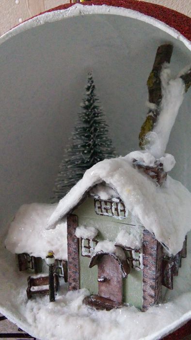 Новогодняя миниатюра, новорічний декор