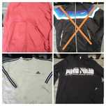 Casacos camisolas tshirts e calçoes nike adidas puma