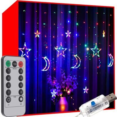 Kurtyna Świetlna 138 Led Usb Multicolor