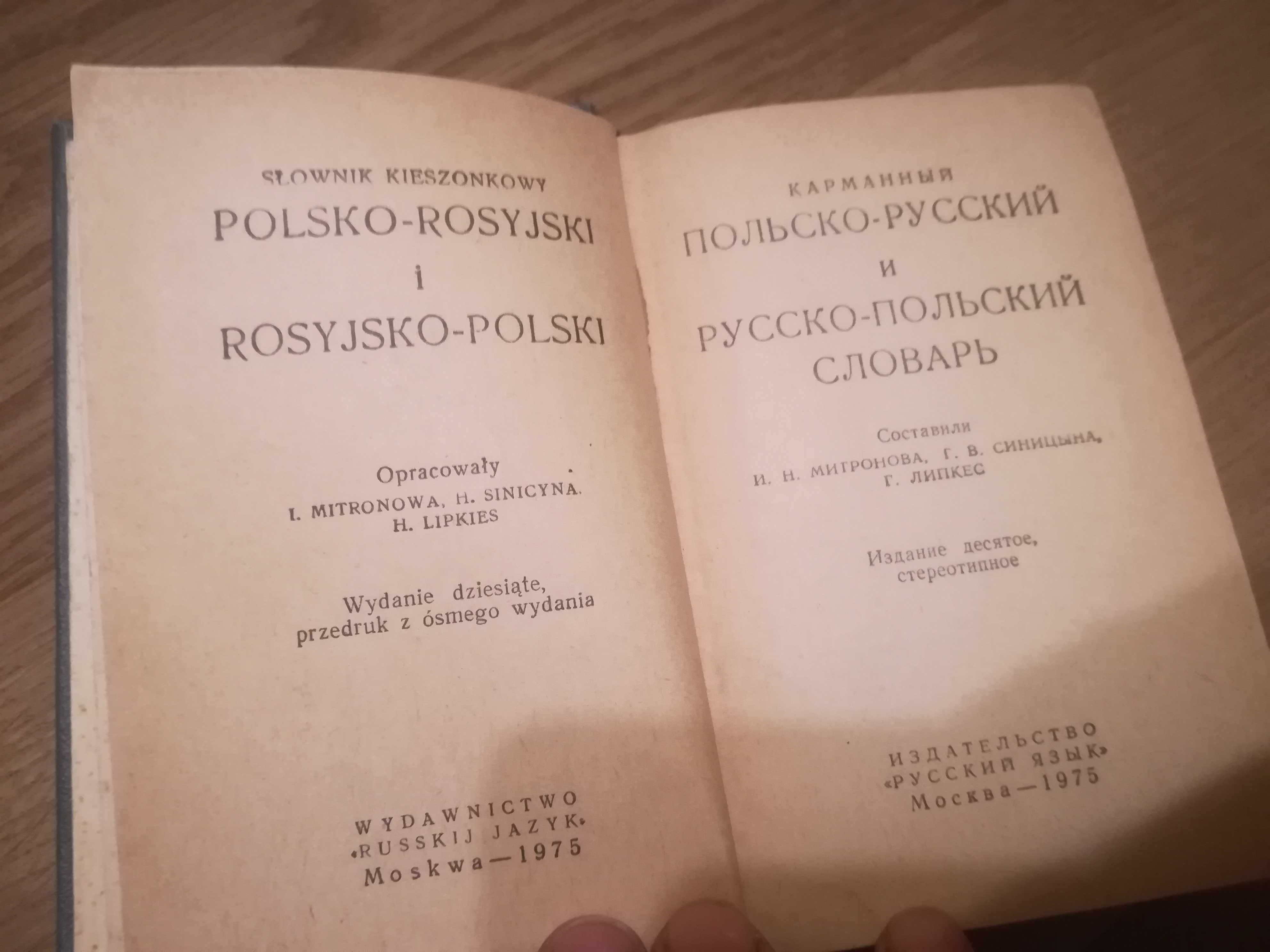 Podręczny Słownik polsko-rosyjski, rosyjsko-polski