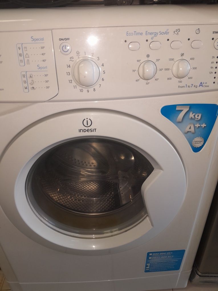 Maq.roupa indesit de 7 kgs class++ 150€ c/ garantia