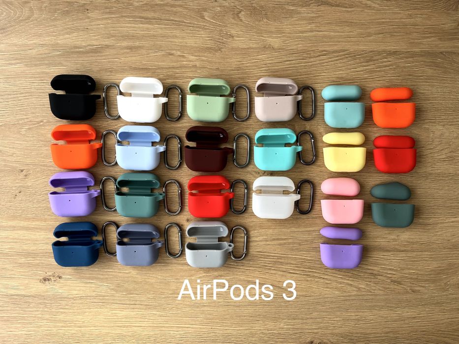 Силіконовий чохол для навушників Apple AirPods 1/2 / Pro 1/2 / 3