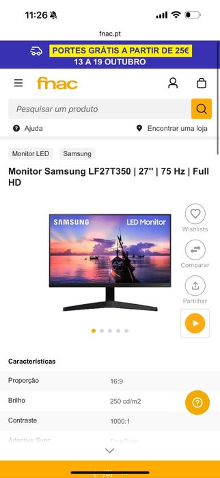 Monitor Samsung 27 pol