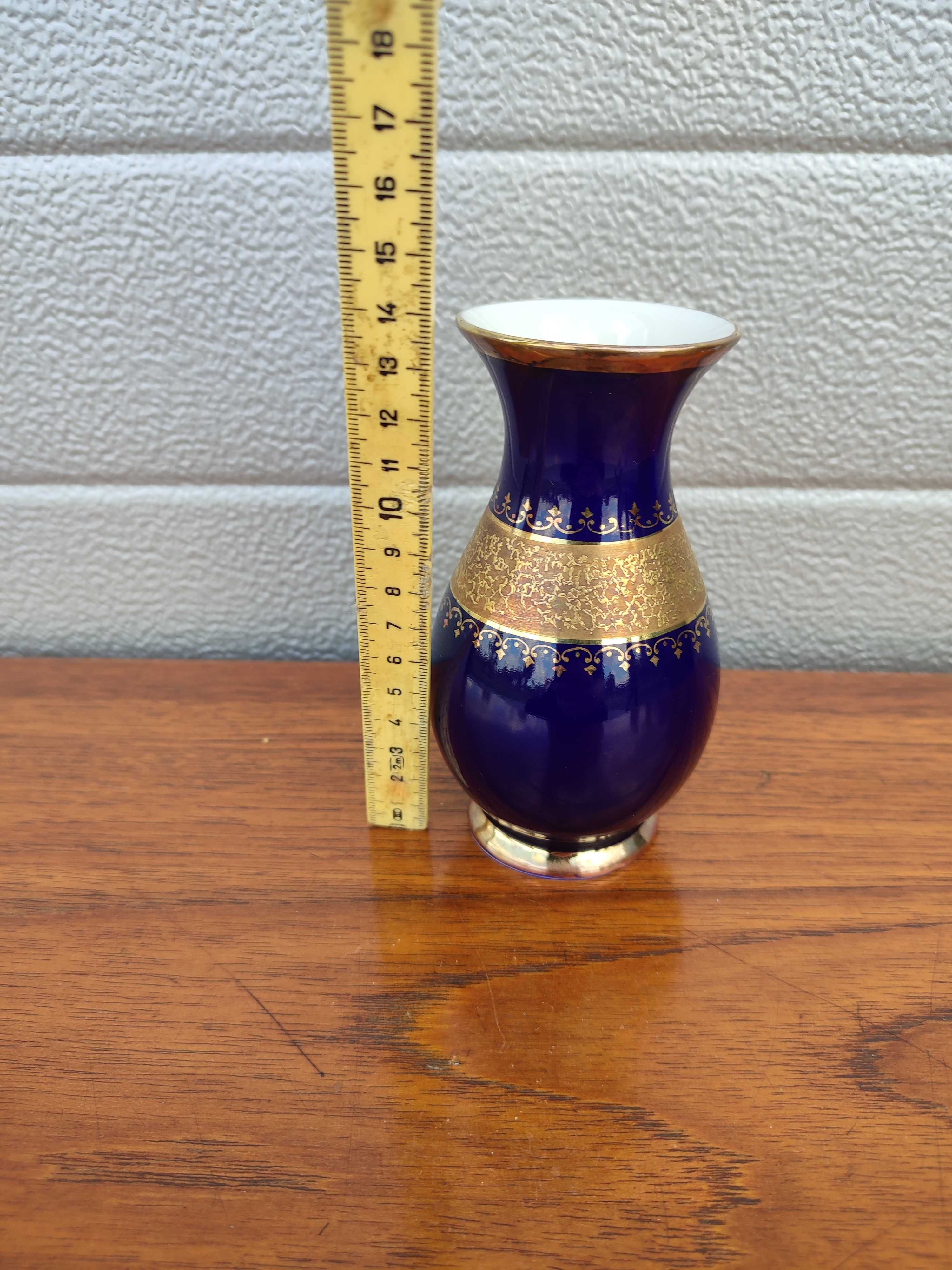 Porcelanowy Wazon Royal KPM Ręcznie malowany Echt kobalt - Design R