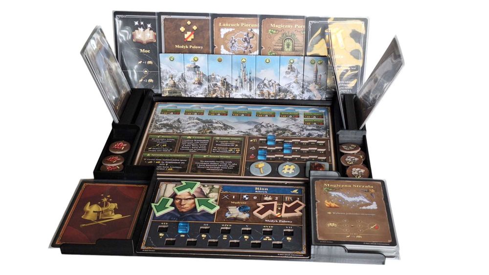 Heroes planszetka gracza organizer pasuje do gra planszowa Heroes