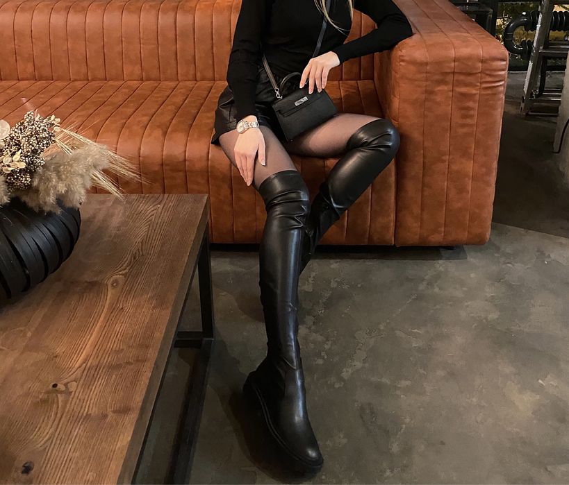 Продам ботфорты zara