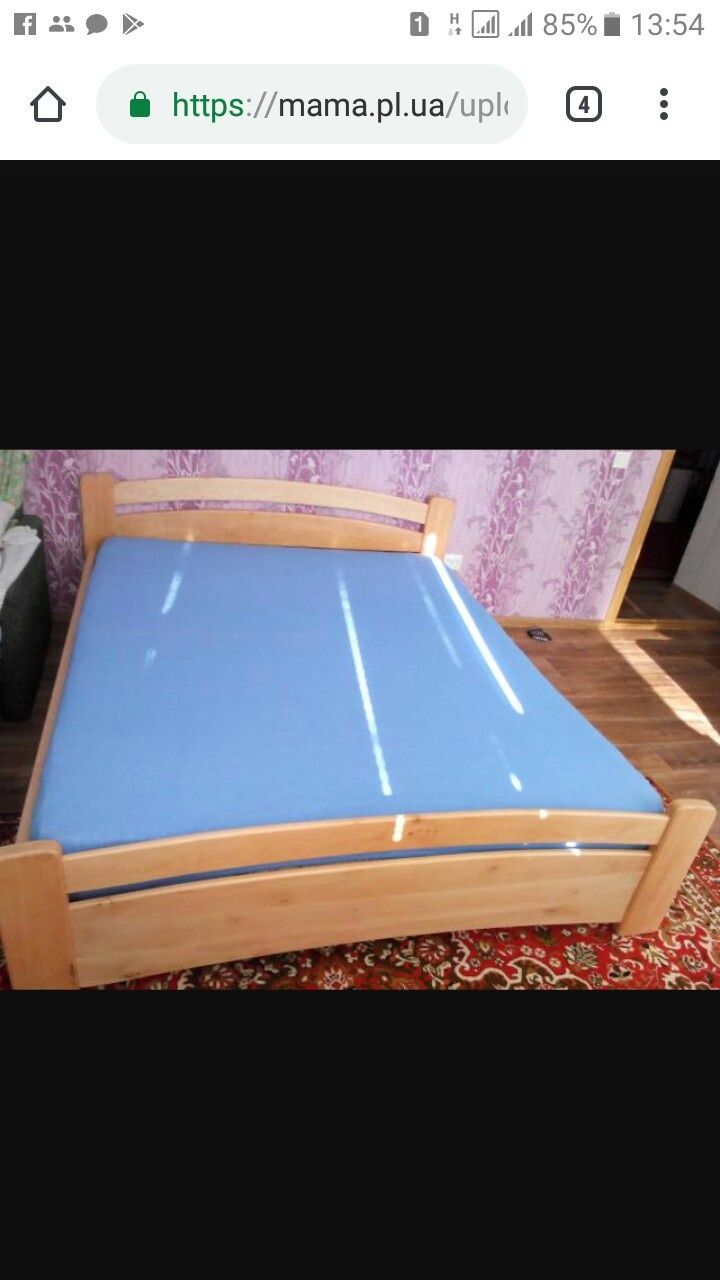 Кровать  деревянная