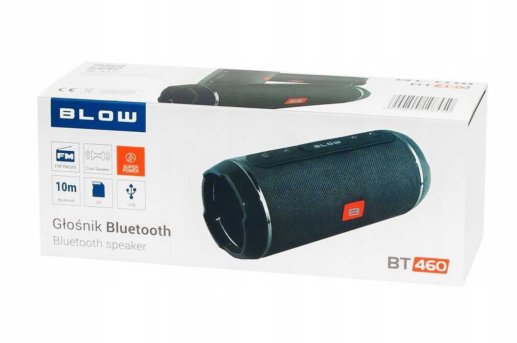 Głośnik Bezprzewodowy Bluetooth Usb Sd Aux Przenośny Radio Fm NOWY
