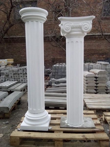 колонна из бетона по индивидуальному заказу любой сложности.