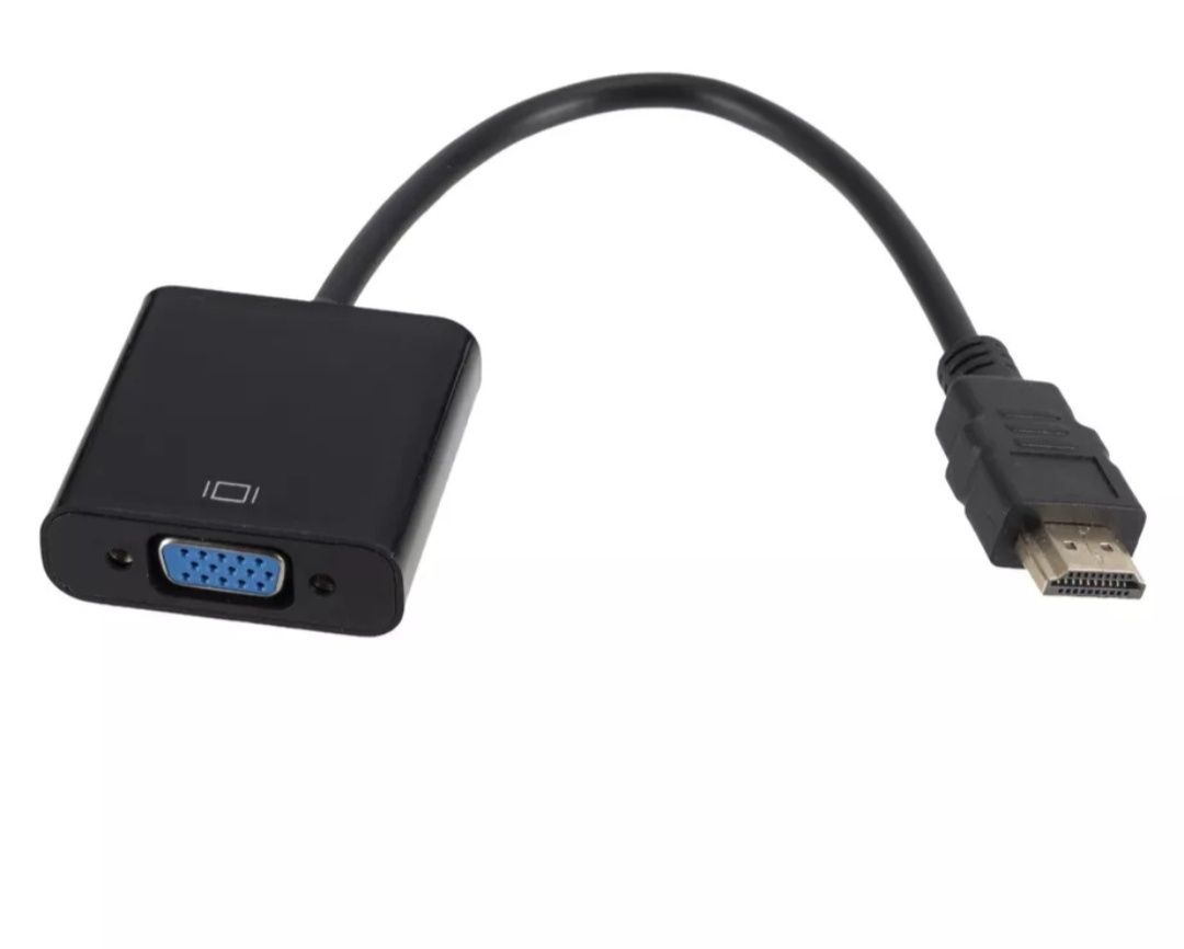 Adaptador HDMI VGA / usbc macho para USB normal fêmea e muitos outros