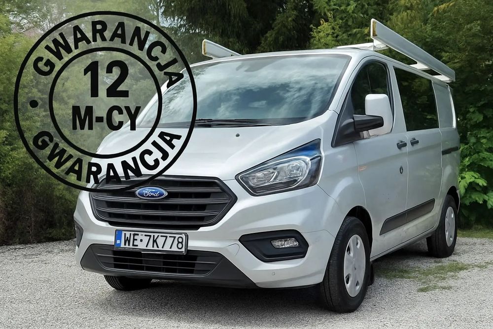 Ford Transit Custom 320 L2 Trend Brygadówka  6-os-Brygadowy*Salon PL*FV23%*Gwarancja