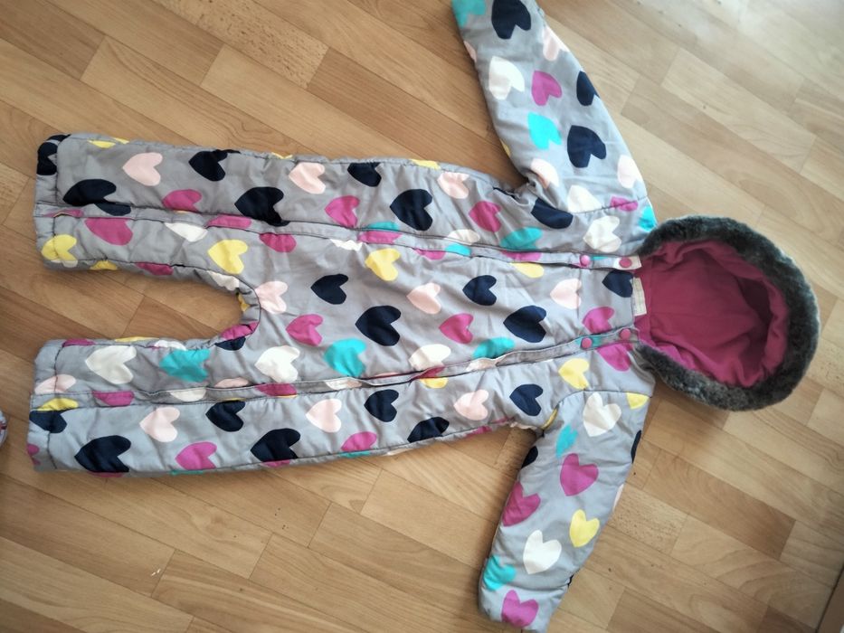 Зимний комбинезон на девочку 3-4года M&S Mark&Spencer  комбинезо