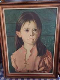 Quadro Menina da Lagrima