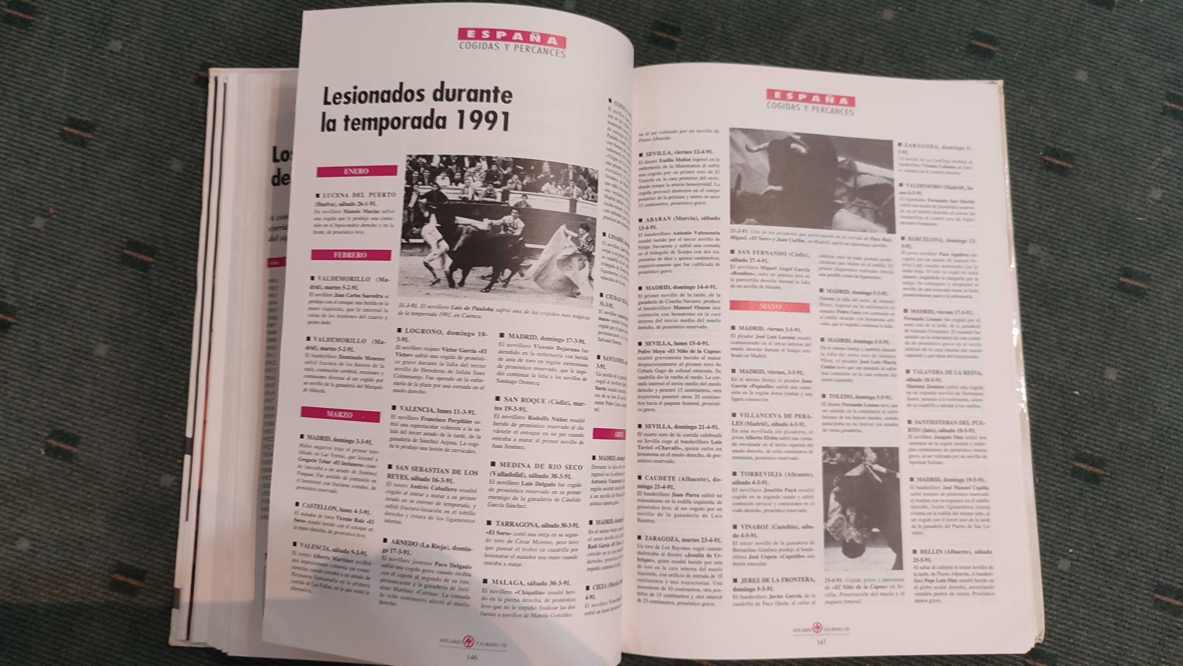 Anuário taurino Internacional 1992