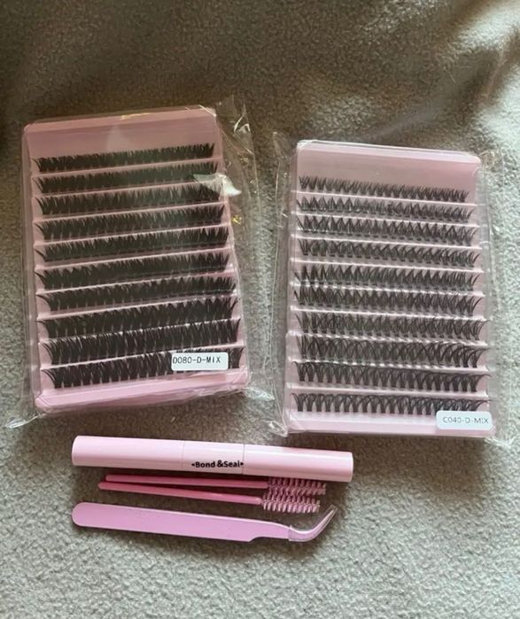 Накладні вії пучки набори