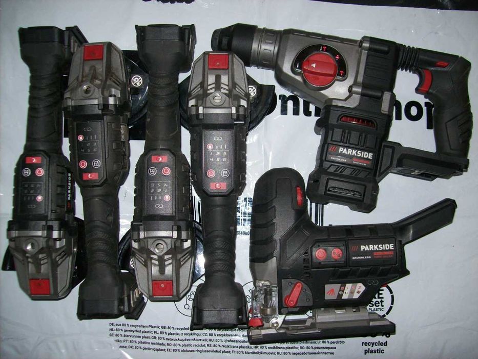 Zestaw 6 narzędzi akumulatorowych Parkside Performance 20v