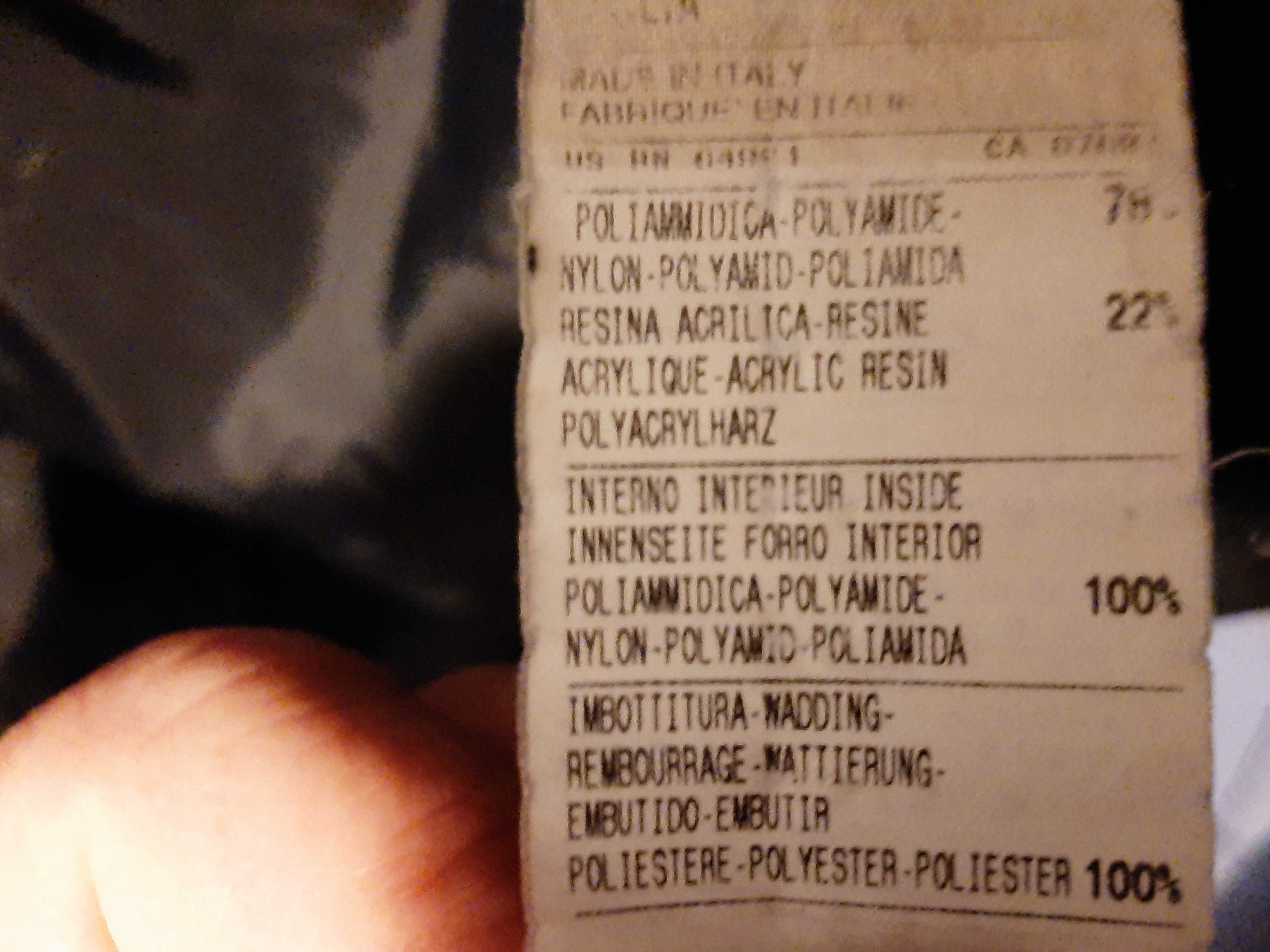 Kurtka ortalionowa ocieplana duża