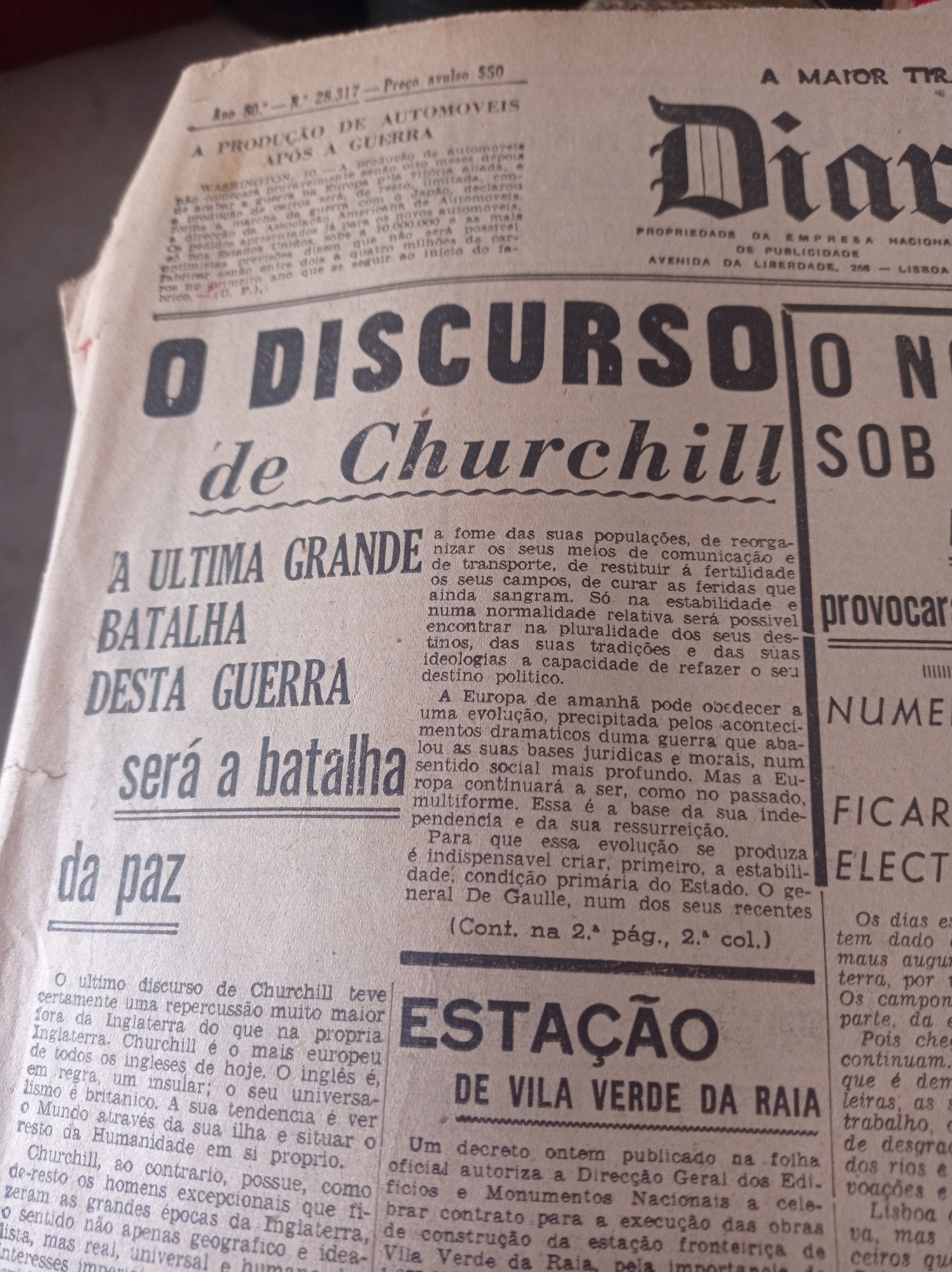 Jornal de notícias WW2