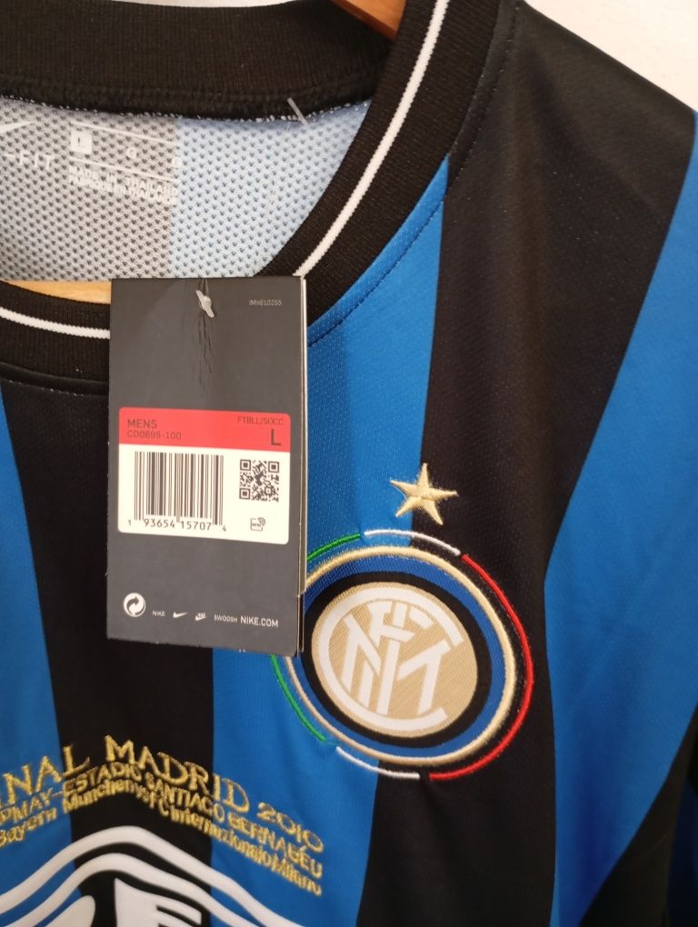 Camisola do inter de Milão final de liga dos campeões