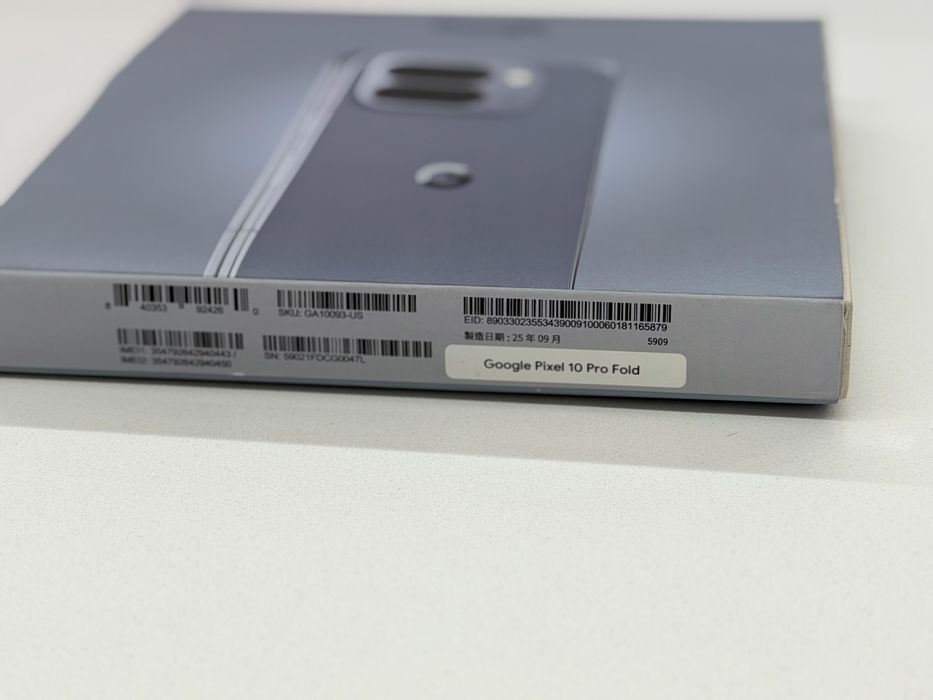 Google Pixel 10 Pro Fold Ac/Retomas