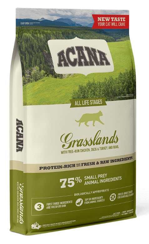 Акана Grasslands Cat 4.5 кг корм для дорослих котів