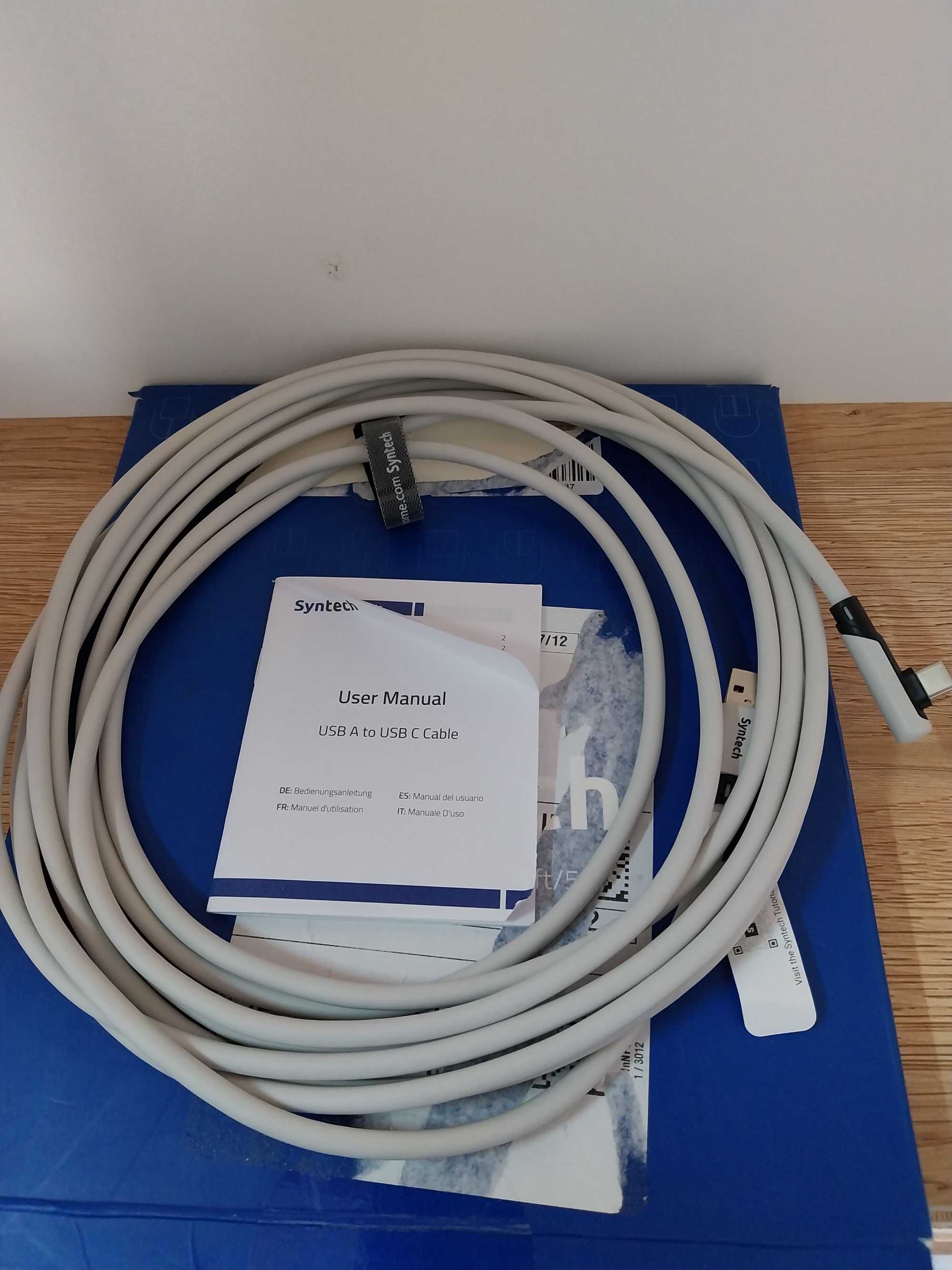 Kabel USB C Link Syntech 5m do Oculus Quest 2 VR PC Gaming