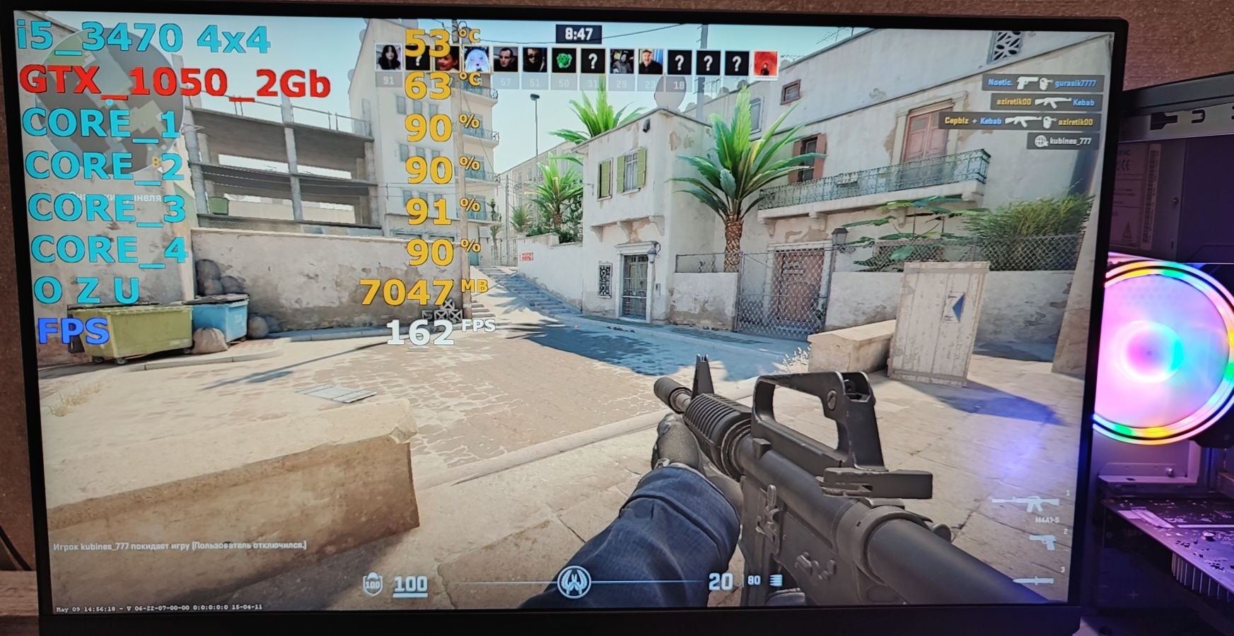 Игровой ПК gtaV cs2 Roblox wot fortnite dota rusr Компьютер