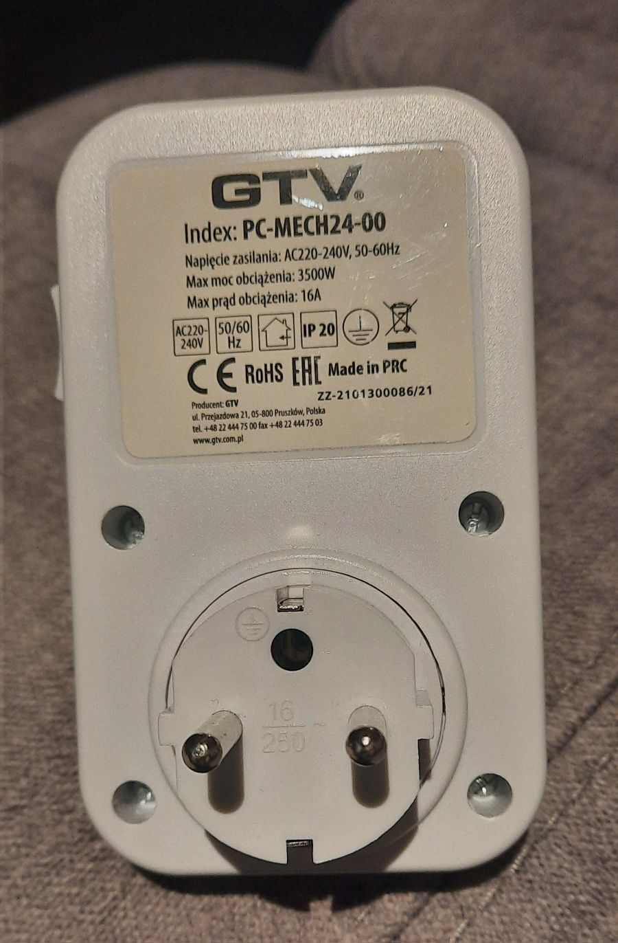 Programator czasowy GTV