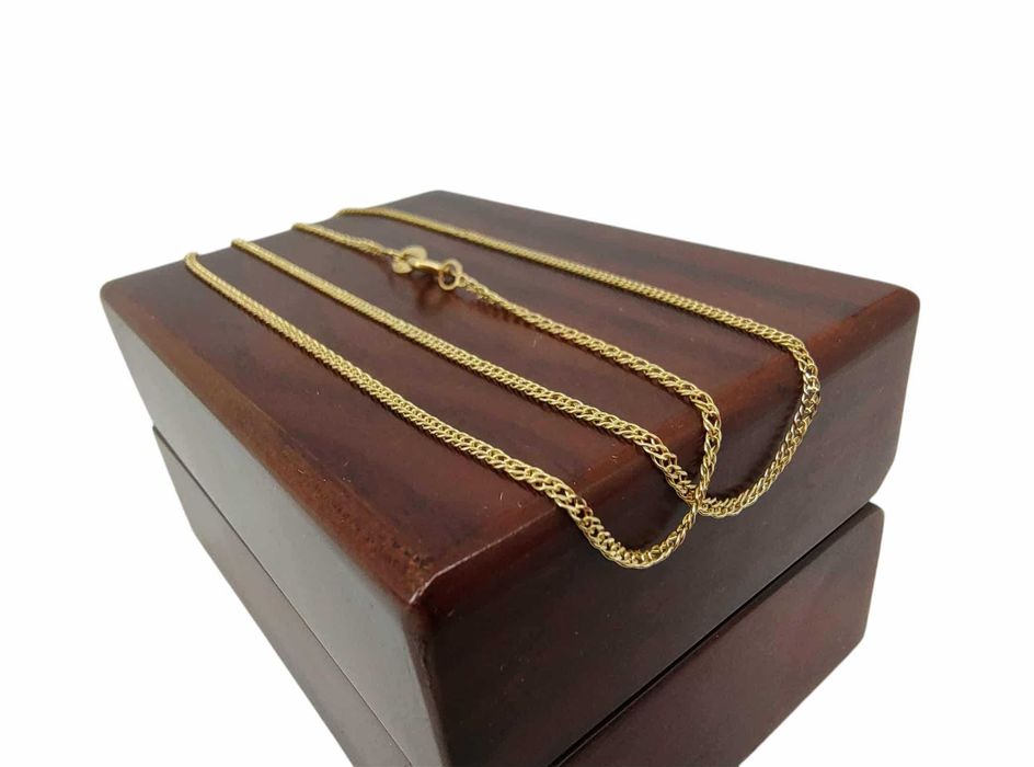 Delikatny złoty łańcuszek 14K, 45cm, 1,70g