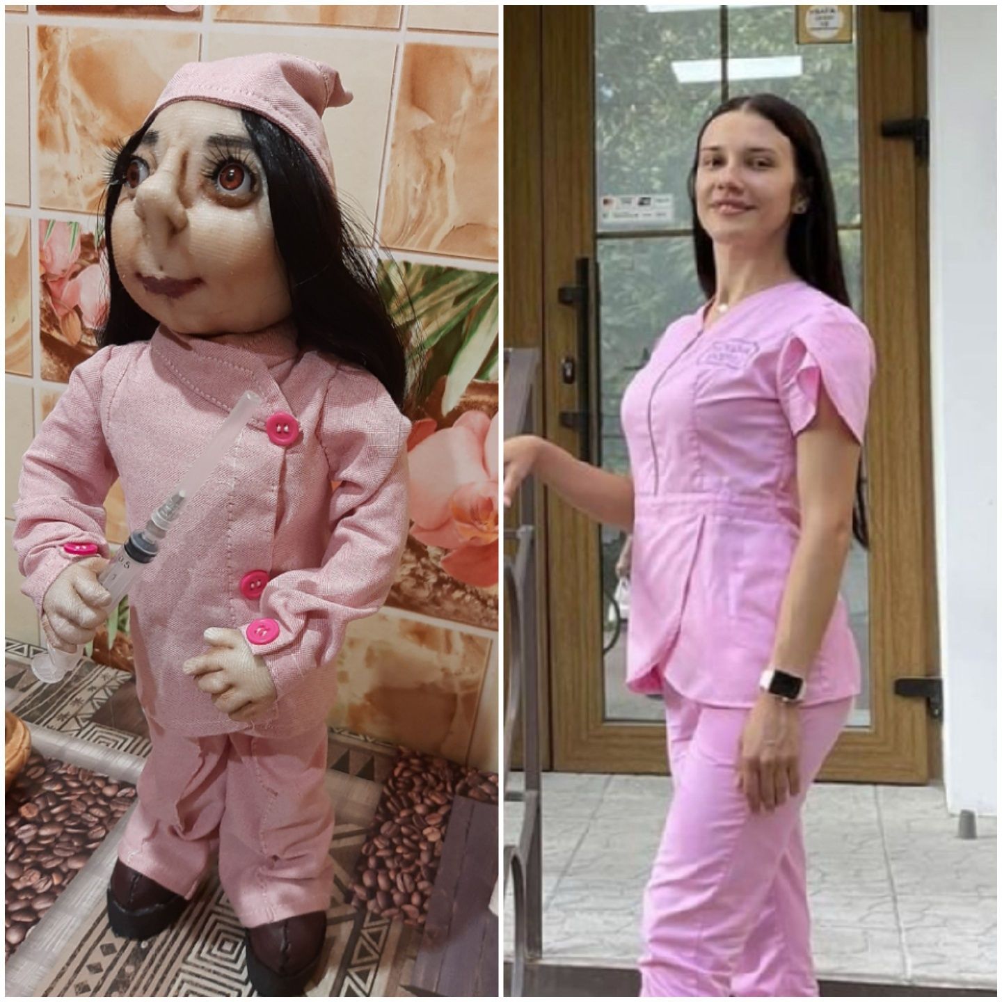 Подарок куклы по фото. Ручная работа