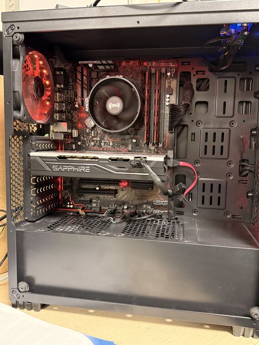 zestaw Gamingowy Razen 7,ram-16Gb,rx570-8Gb,SSD+HDD,ARGB