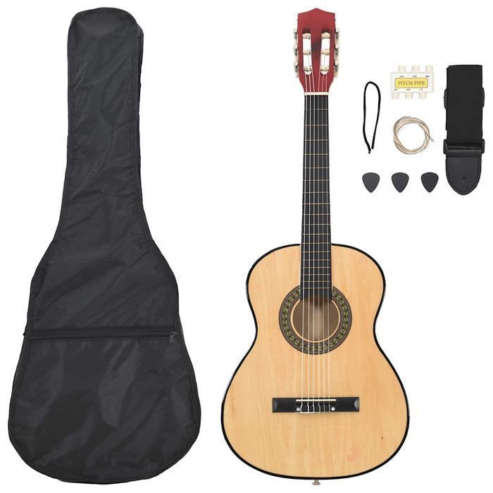 Gitara 8-Cz. Zestaw Do Nauki Gry Na Gitarze Klasycznej, 3/4 (36")