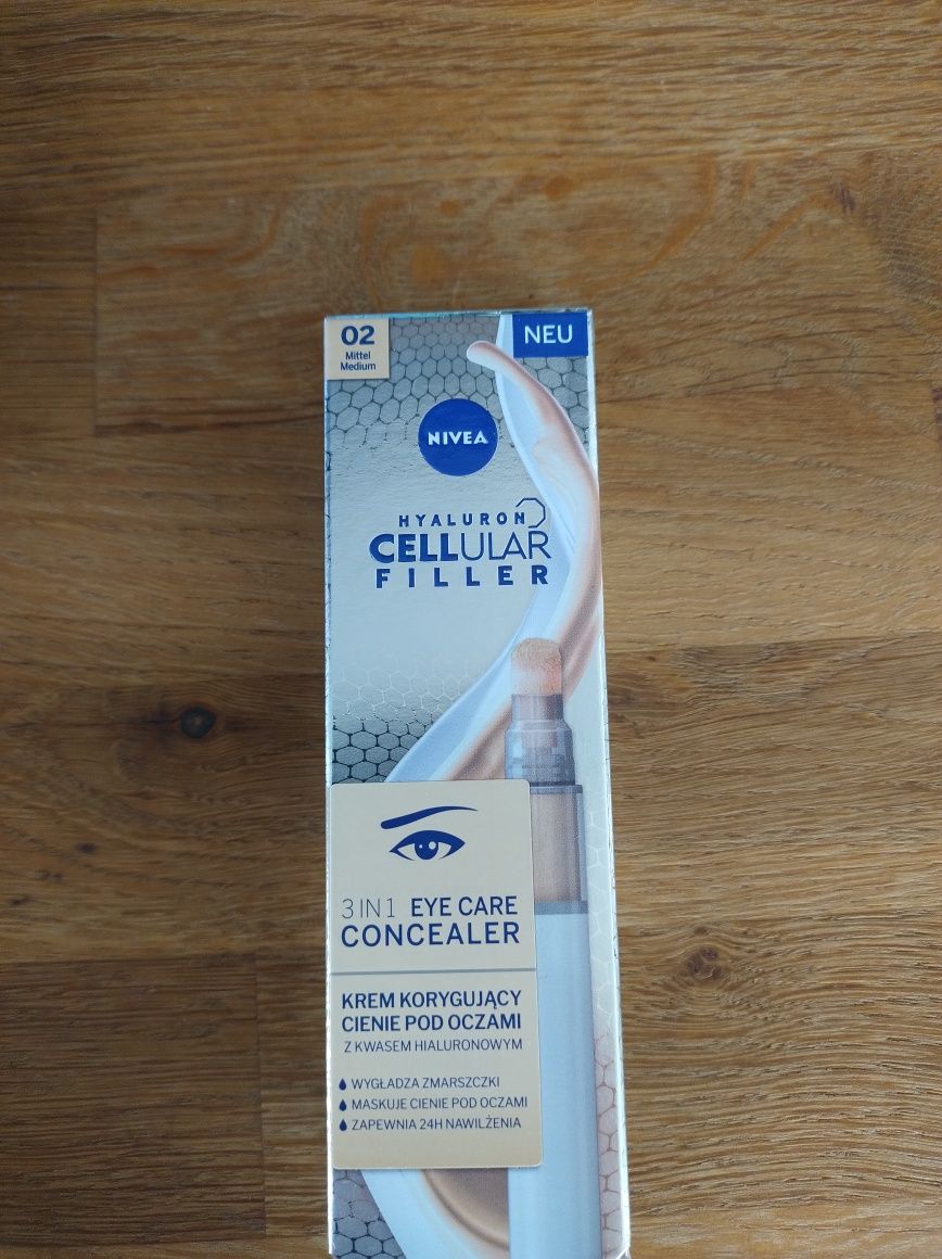 Nivea Cellular Filler 3w1 krem korygujący cienie pod oczami 02