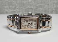 Жіночий годинник часы Longines DolceVita Steel/Gold з діамантами L5