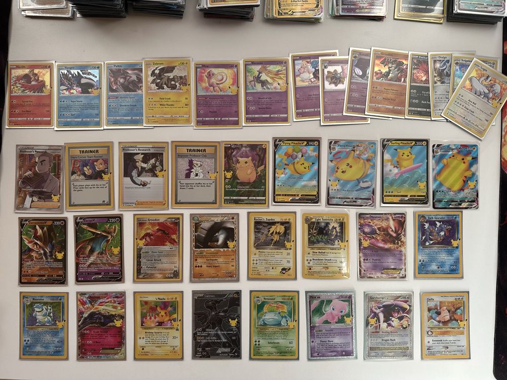 Zestaw kart pokemon tcg 38 sztuk celebrations