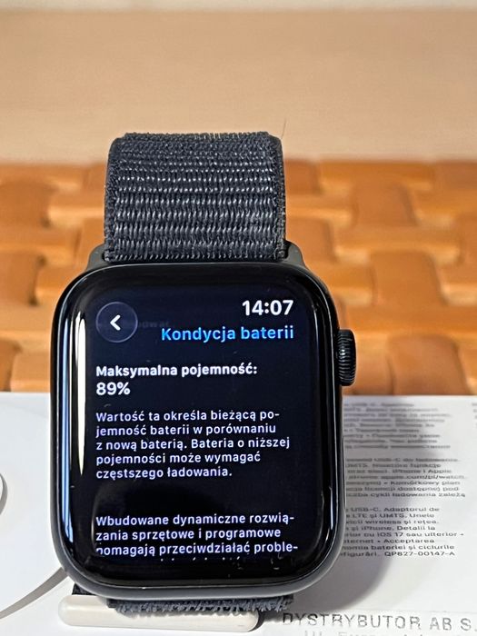 Apple Watch SE2 GPS + Cellular 44mm Aluminium - Północ / Stan idealny