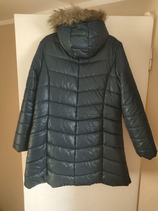 Pikowana Granatowa kurtka r. 46