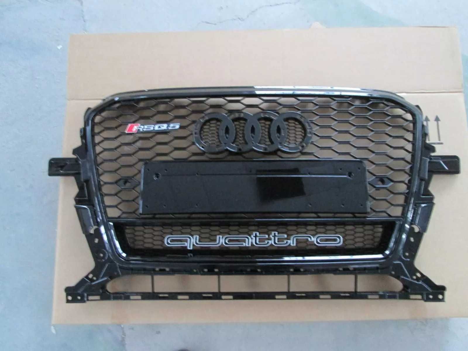 Atrapa Grill Audi Q5 2012 / 2015 styl RSQ5 Chrome / Black Quattro