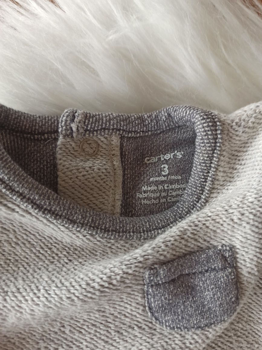 3x zestaw komplet bluza i spodnie, body rozm 62 Carter's Sinsay Ewa Kl