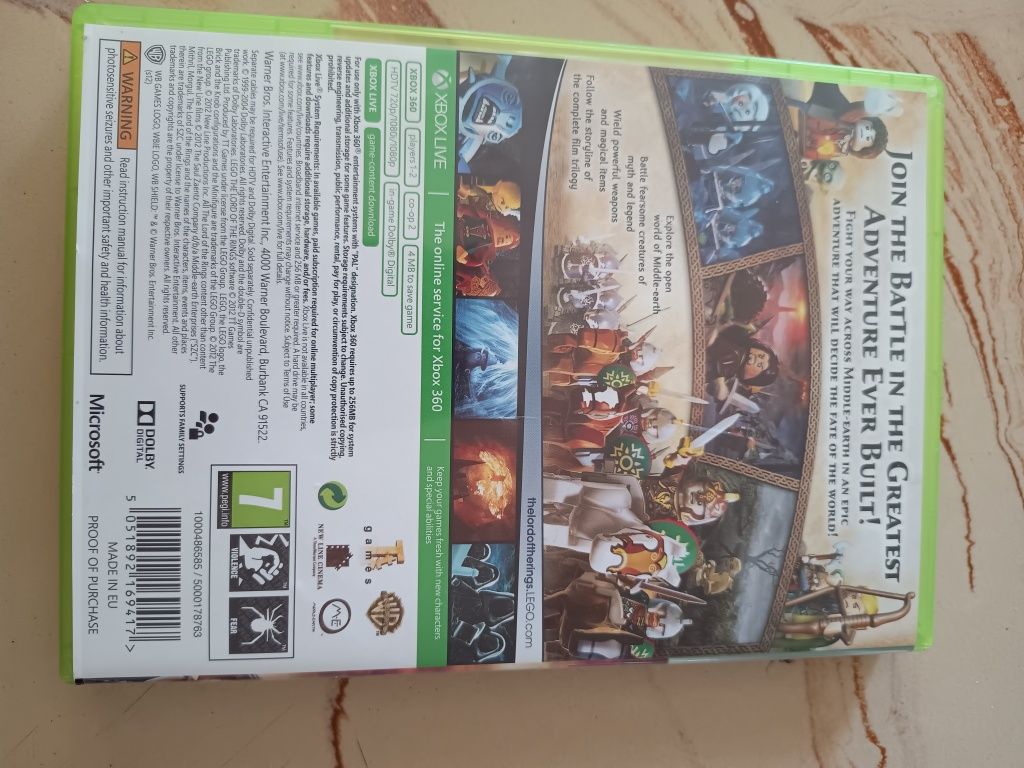 The lord of the rings gra Xbox 360