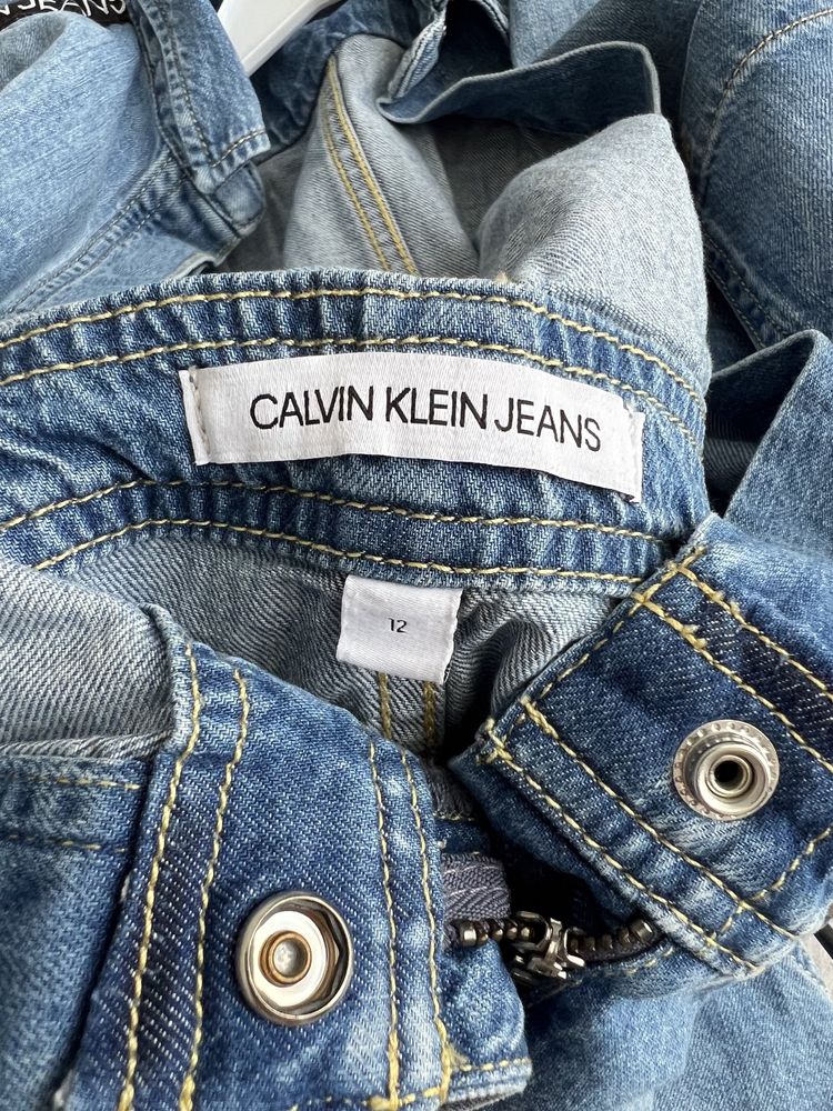 Джинсовый комбинезон для девочки Calvin Klein
