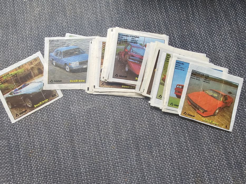 Повні колекції вкладишів turbo, bombibom і інші, також багато інших