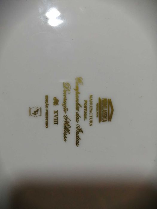 Cinzeiro porcelana reprodução Companhia das Índias