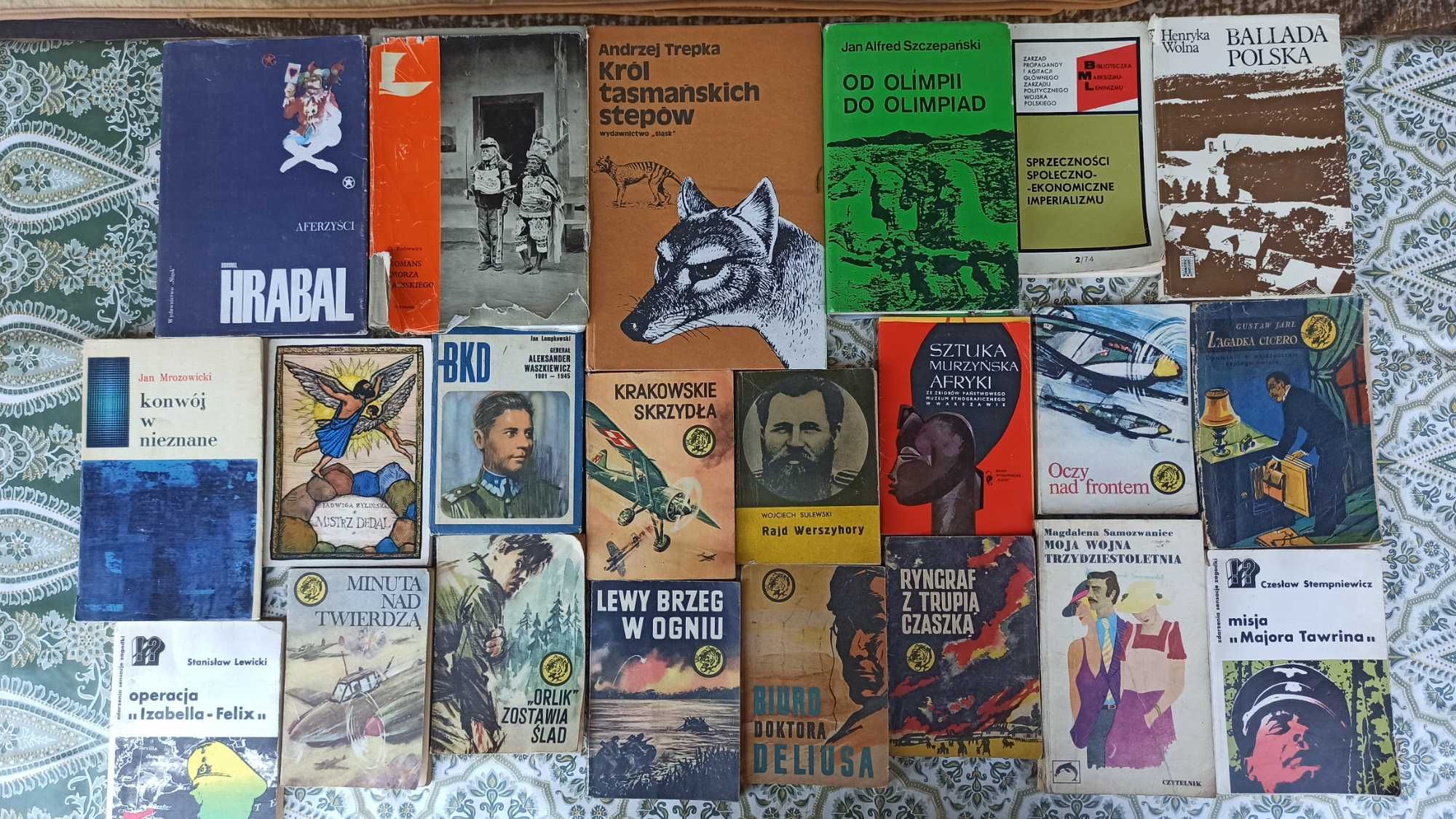 Stare książki z lat 50-80, różna tematyka, duża ilość