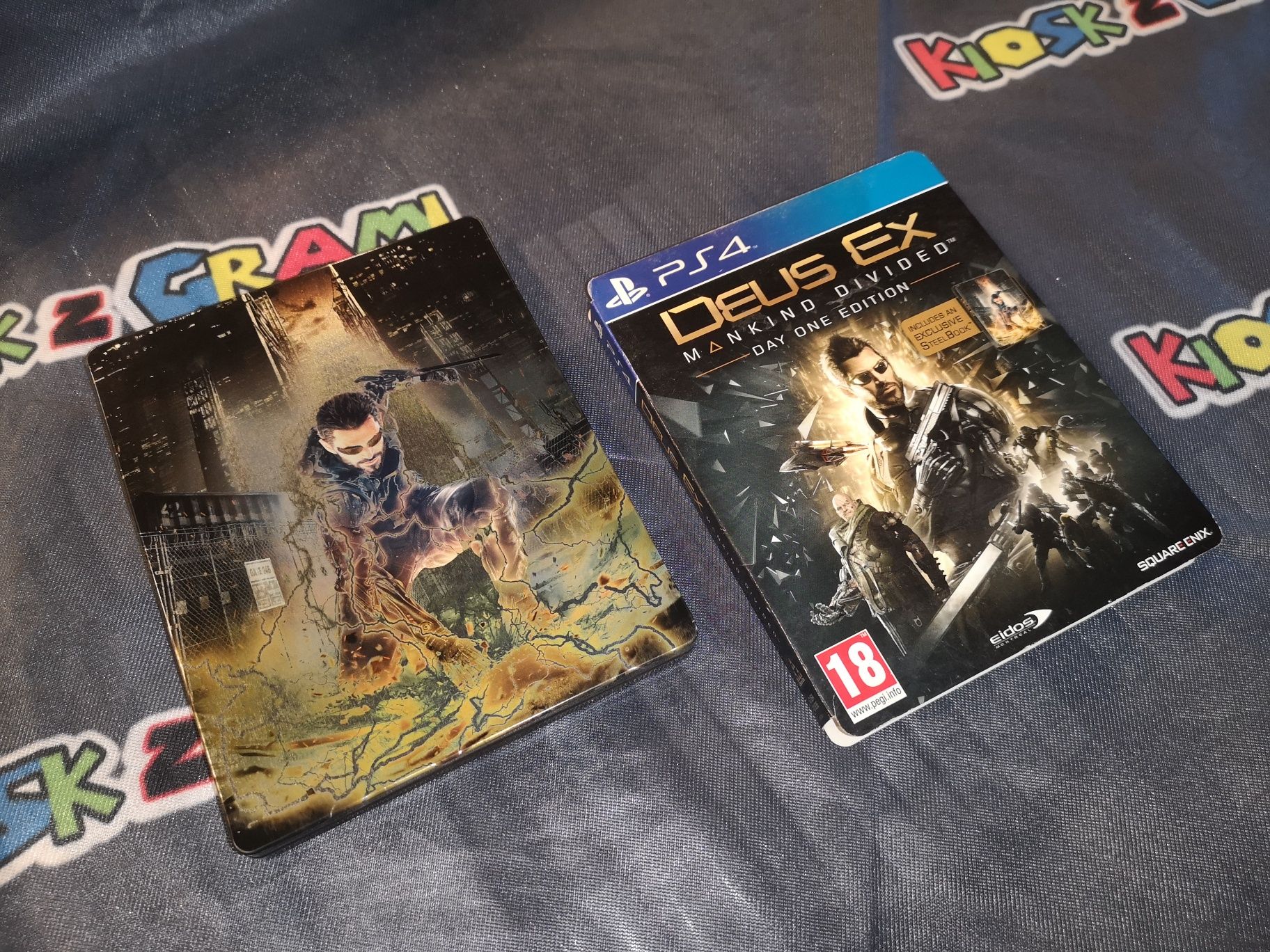 Deus Ex PS4 GRA PL + STEELBOOK stan kolekcjonerski SKLEP URSUS
